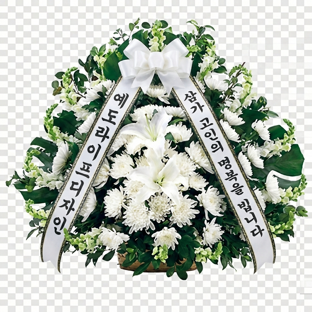 예도화환 근조화환 대표 상품 실제 제작 사진