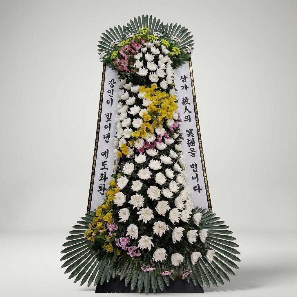 예도화환 근조화환 대표 상품 실제 제작 사진