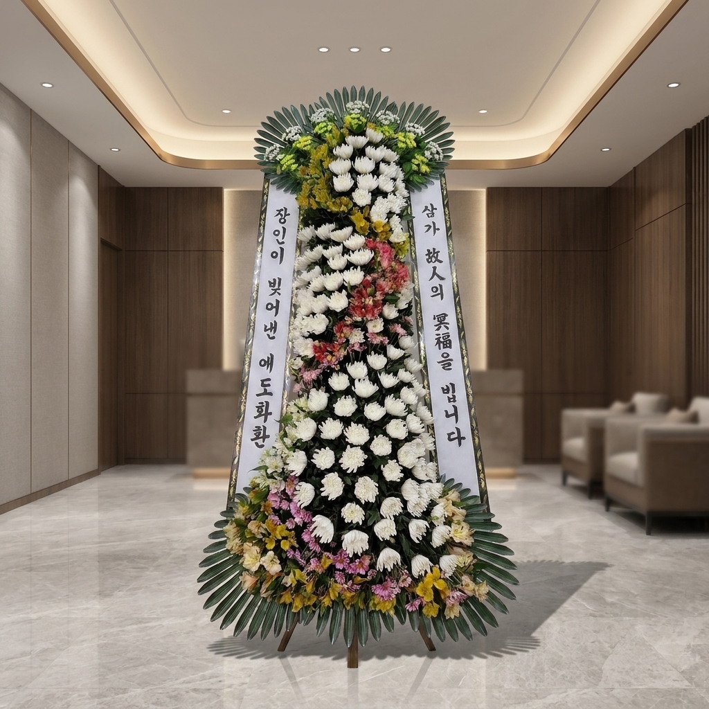 예도화환 근조화환 대표 상품 실제 제작 사진