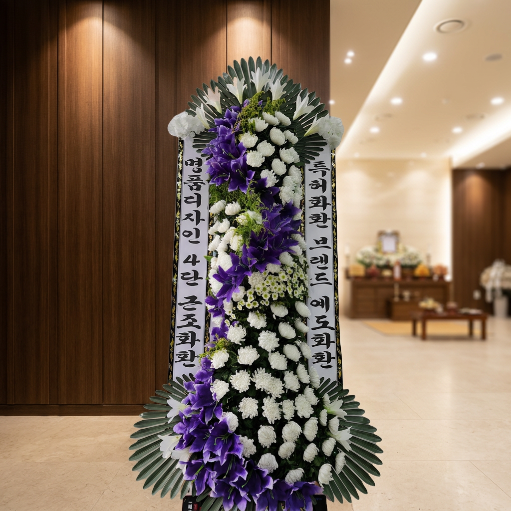 예도화환 보급형부터 특고급형까지 명품 화환의 등급별 볼륨감 비교 사진