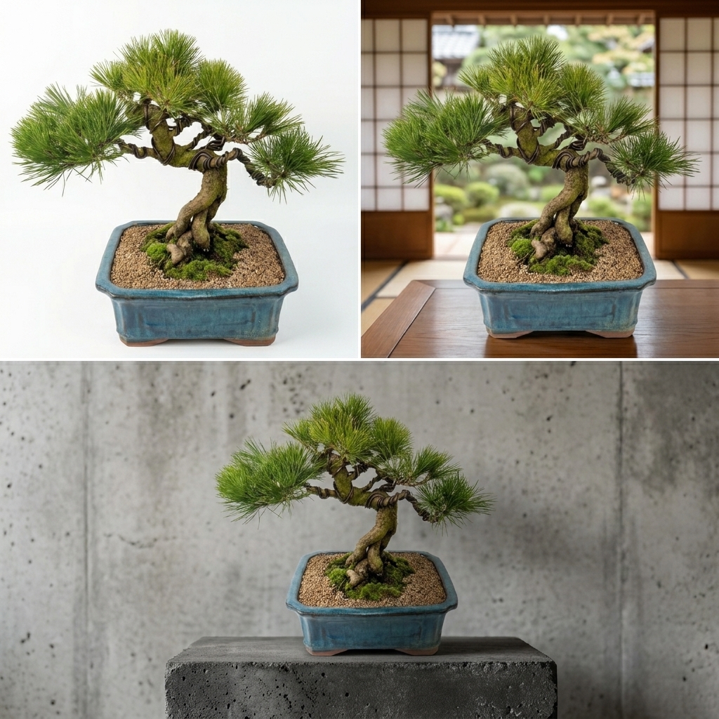 예도화환 소나무분재 -40~50cm.jpg 실제 제작 사진 및 화분 디테일