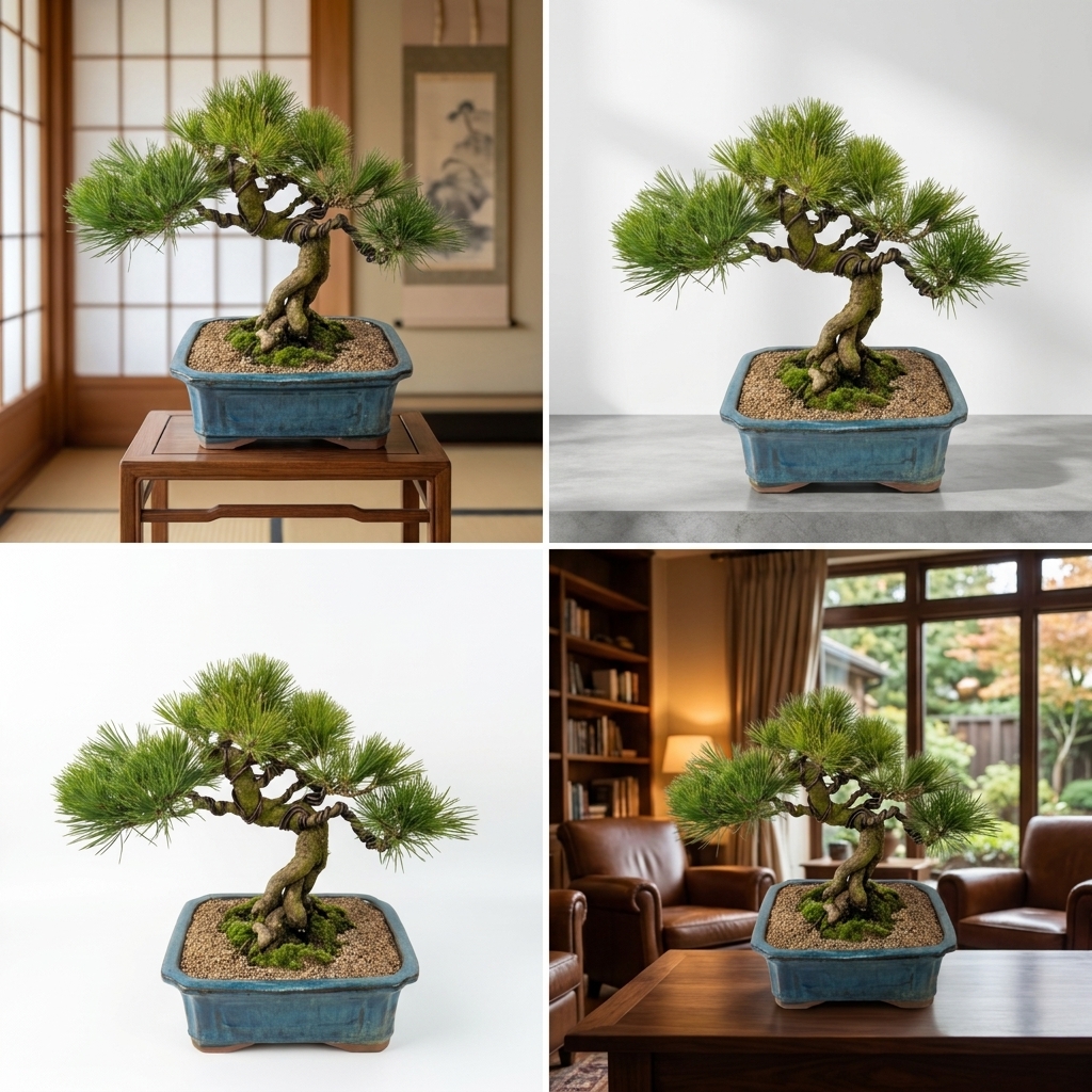 예도화환 소나무분재 -40~50cm.jpg 실제 제작 사진 및 화분 디테일