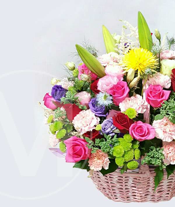 예도화환 장미 100송이 바구니와 꽃다발 크기/연출 비교
