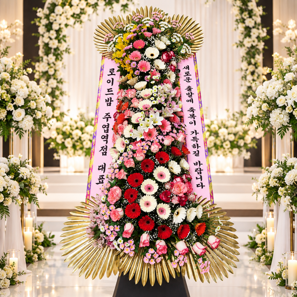 축하화환 안내 대표 이미지