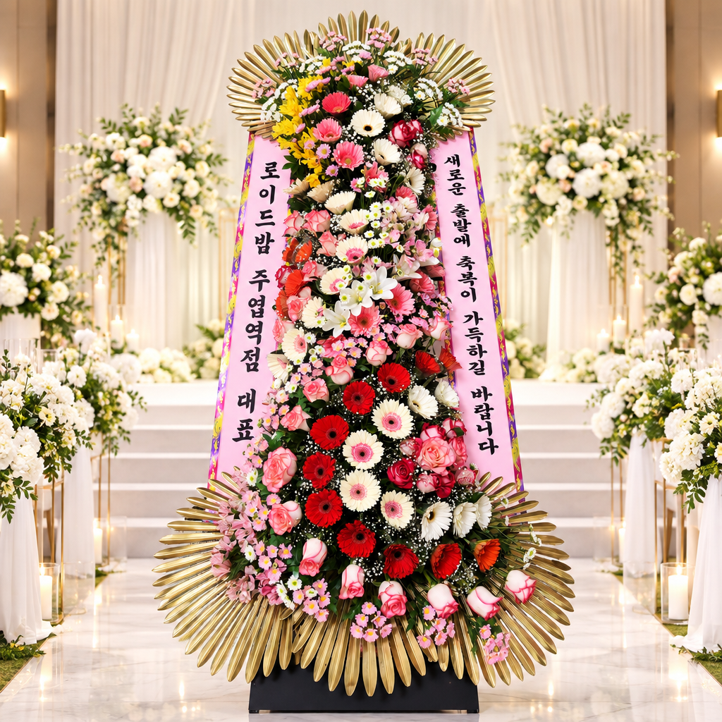 결혼식화환·결혼화환, 예식장과 관계에 맞는 선택 안내