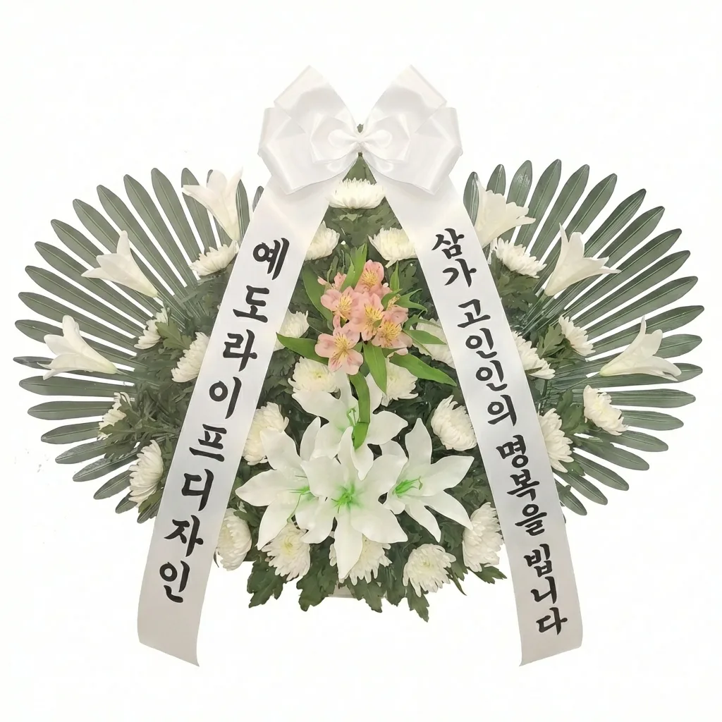 영정바구니(소)/빈소용화환